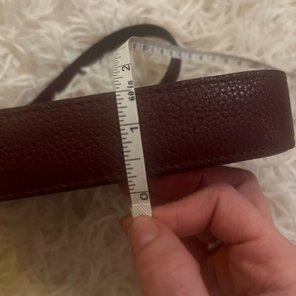 Kate Spade Leila Pebbled Leather Convertible Wristlet Cherrywood NWOT Classic - Picture 11 of 13